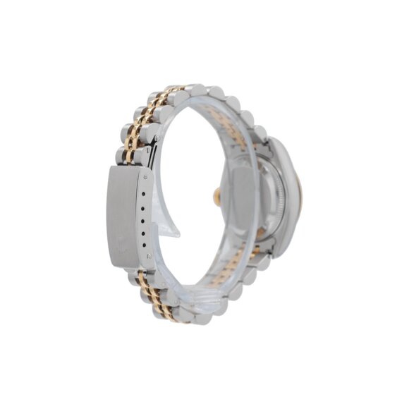 Rolex Ladies Datejust 26mm Two-Tone Gray Roman Numeral Dial Fluted Jubilee 69173 main image 6